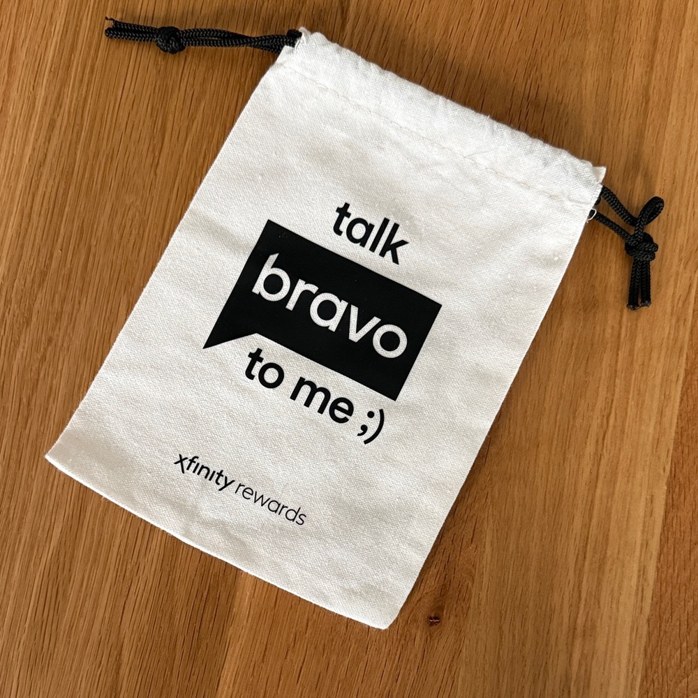 BRAVO branded drawstring pouch bag